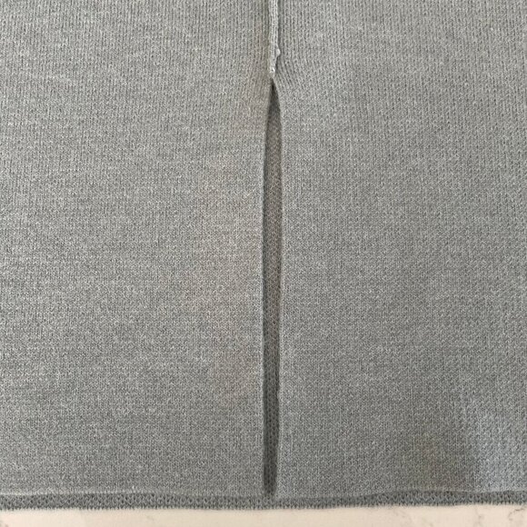 Spanner Knit Acrylic Blend Pencil Skirt Atlantis Iceberg Blue/Grey Sz S NWT - Picture 8 of 16